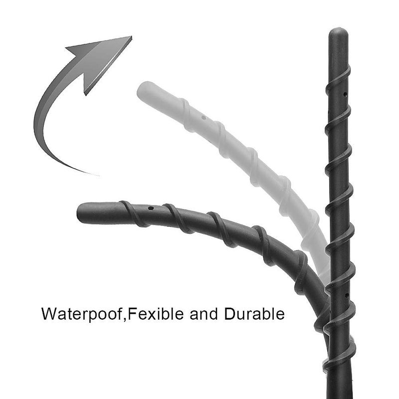 VOFONO Car Wash Proof Antenna for Chevy Silverado and GMC Sierra Accessories (2009-2025) | 9 inch Spiral Direct Short Replacement Antenna (M7 Thread) - Image 3